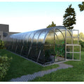 Gewächshaus KLASIKA 3 x 10 m, 30 m², verzinkter Stahlrahmen, 1 Drehtür mit Fenster Hohlkammerplatten 4 mm