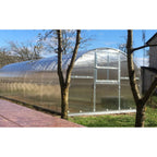 Gewächshaus KLASIKA 3 x 12 m, 36 m², verzinkter Stahlrahmen, 1 Drehtür mit Fenster Hohlkammerplatten 6 mm