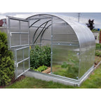 Gewächshaus KLASIKA 3 x 2 m, 6 m², verzinkter Stahlrahmen, 1 Drehtür mit Fenster Hohlkammerplatten 4 mm