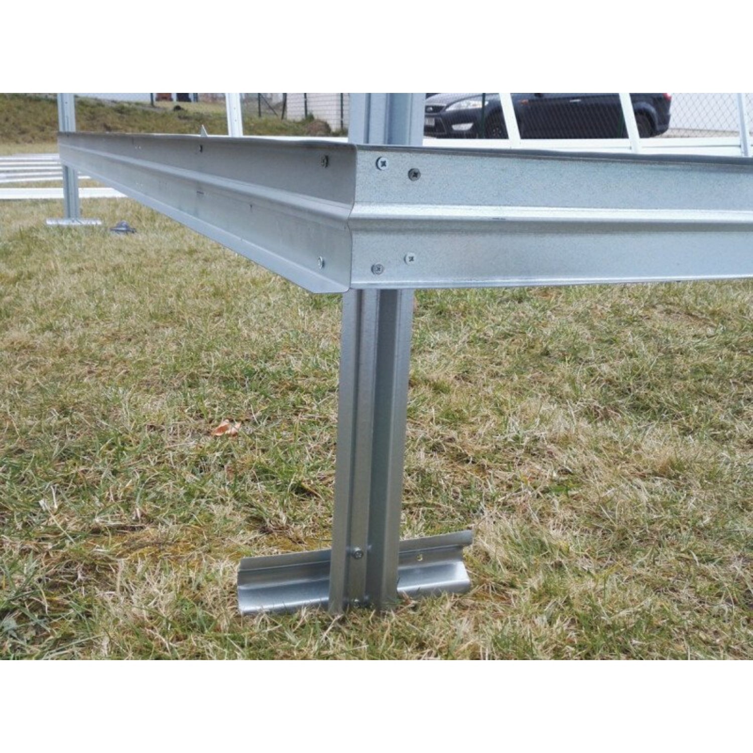 Gewächshaus KLASIKA 3 x 4 m, 12 m², verzinkter Stahlrahmen, 1 Drehtür mit Fenster Hohlkammerplatten 6 mm