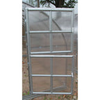 Gewächshaus KLASIKA 3 x 8 m, 24 m², verzinkter Stahlrahmen, 1 Drehtür mit Fenster Hohlkammerplatten 4 mm