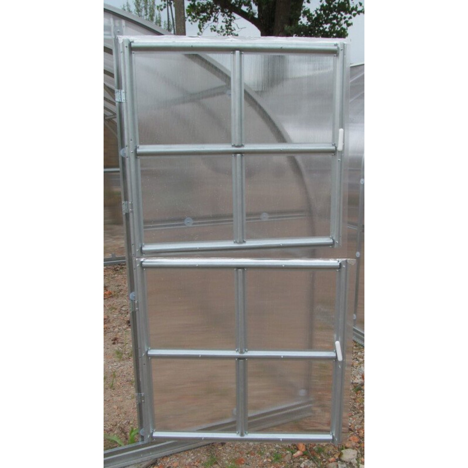 Gewächshaus KLASIKA 3 x 6 m, 18 m², verzinkter Stahlrahmen, 1 Drehtür mit Fenster Hohlkammerplatten 4 mm