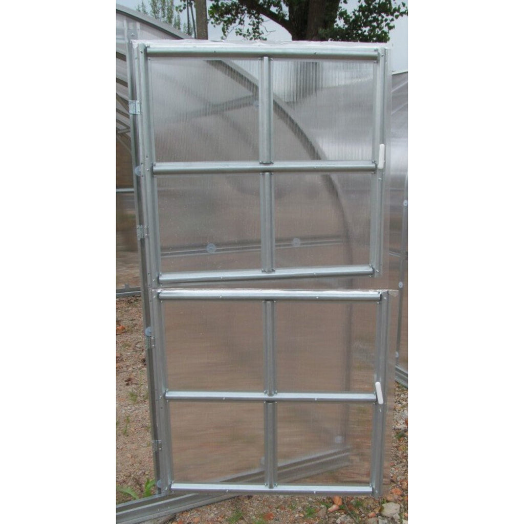 Gewächshaus KLASIKA 3 x 12 m, 36 m², verzinkter Stahlrahmen, 1 Drehtür mit Fenster Hohlkammerplatten 4 mm