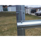 Gewächshaus KLASIKA 3 x 10 m, 30 m², verzinkter Stahlrahmen, 1 Drehtür mit Fenster Hohlkammerplatten 6 mm