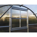 Gewächshaus KLASIKA 3 x 6 m, 18 m², verzinkter Stahlrahmen, 1 Drehtür mit Fenster Hohlkammerplatten 6 mm