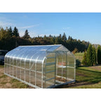 Gewächshaus KLASIKA STANDART 2,5 x 4m, 10 m², verzinkter Stahlrahmen, 1 Drehtür, 3  Fenster Hohlkammerplatten 6 mm