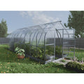 Gewächshaus KLASIKA STANDART 2,5 x 6m, 15 m², verzinkter Stahlrahmen, 1 Drehtür, 4  Fenster Hohlkammerplatten 4 mm