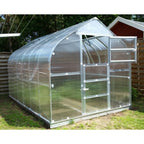 Gewächshaus KLASIKA STANDART 2,5 x 6m, 15 m², verzinkter Stahlrahmen, 1 Drehtür, 4  Fenster Hohlkammerplatten 4 mm