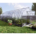 Gewächshaus KLASIKA STANDART 2,5 x 8m, 20 m², verzinkter Stahlrahmen, 1 Drehtür, 5  Fenster Hohlkammerplatten 4 mm