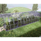 Gewächshaus KLASIKA STANDART 2,5 x 8m, 20 m², verzinkter Stahlrahmen, 1 Drehtür, 5  Fenster Hohlkammerplatten 6 mm