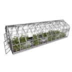 Gewächshaus KLASIKA STANDART 2,5 x 8m, 20 m², verzinkter Stahlrahmen, 1 Drehtür, 5  Fenster Hohlkammerplatten 6 mm