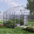 Gewächshaus KLASIKA STANDART 2,5 x 2m, 5 m², verzinkter Stahlrahmen, 1 Drehtür, 2  Fenster Hohlkammerplatten 4 mm