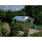 Gewächshaus KLASIKA STANDART 2,5 x 2m, 5 m², verzinkter Stahlrahmen, 1 Drehtür, 2  Fenster Hohlkammerplatten 4 mm