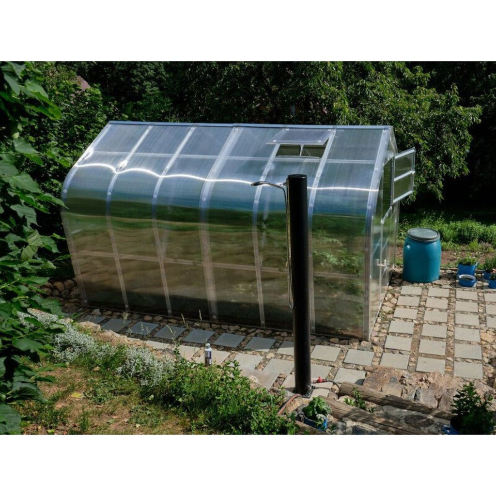 Gewächshaus KLASIKA STANDART 2,5 x 2m, 5 m², verzinkter Stahlrahmen, 1 Drehtür, 2  Fenster Hohlkammerplatten 6 mm