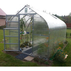 Gewächshaus KLASIKA STANDART 2,5 x 2m, 5 m², verzinkter Stahlrahmen, 1 Drehtür, 2  Fenster Hohlkammerplatten 4 mm