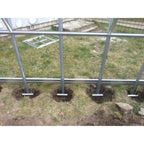 Gewächshaus KLASIKA STANDART 2,5 x 2m, 5 m², verzinkter Stahlrahmen, 1 Drehtür, 2  Fenster Hohlkammerplatten 6 mm