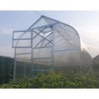 Gewächshaus KLASIKA STANDART 2,5 x 6m, 15 m², verzinkter Stahlrahmen, 1 Drehtür, 4  Fenster Hohlkammerplatten 4 mm