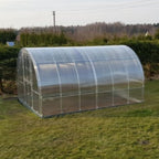 Gewächshaus KLASIKA TUBE 3 x 4m, 12 m², verzinkter Stahlrahmen, 1 Drehtür, 2  Fenster Hohlkammerplatten 4 mm