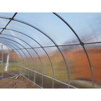 Gewächshaus KLASIKA TUBE 3 x 8m, 24 m², verzinkter Stahlrahmen, 1 Drehtür, 2  Fenster Hohlkammerplatten 4 mm