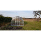 Gewächshaus KLASIKA TUBE 3 x 8m, 24 m², verzinkter Stahlrahmen, 1 Drehtür, 2  Fenster Hohlkammerplatten 4 mm