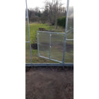 Gewächshaus KLASIKA TUBE 3 x 4m, 12 m², verzinkter Stahlrahmen, 1 Drehtür, 2  Fenster Hohlkammerplatten 6 mm