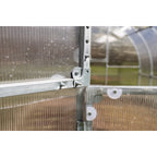 Gewächshaus KLASIKA TUBE 3 x 8m, 24 m², verzinkter Stahlrahmen, 1 Drehtür, 2  Fenster Hohlkammerplatten 4 mm