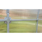 Gewächshaus KLASIKA TUBE 3 x 8m, 24 m², verzinkter Stahlrahmen, 1 Drehtür, 2  Fenster Hohlkammerplatten 6 mm