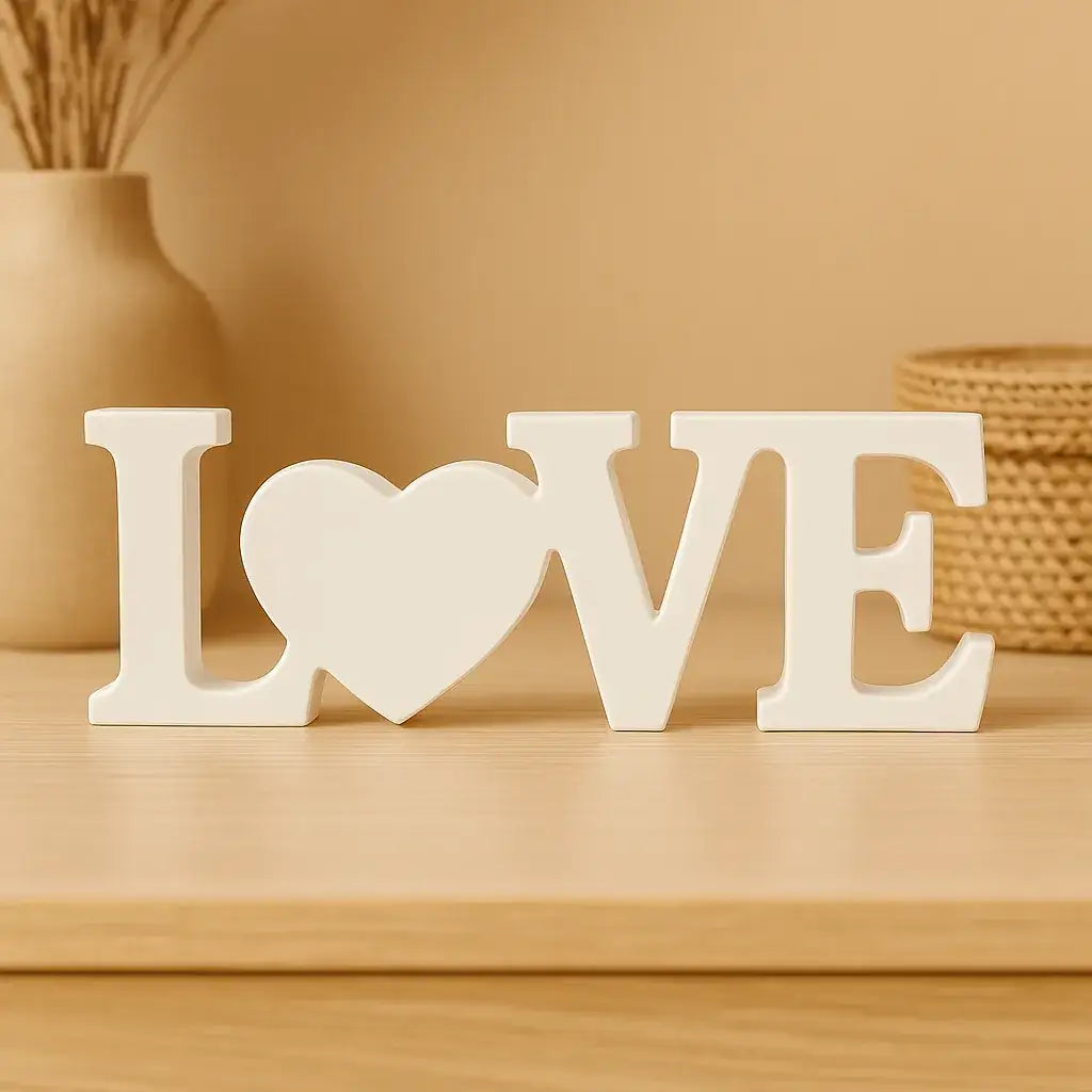 LOVE Schriftzug – Handgefertigte Deko in Wunschfarbe - Garten-On.de