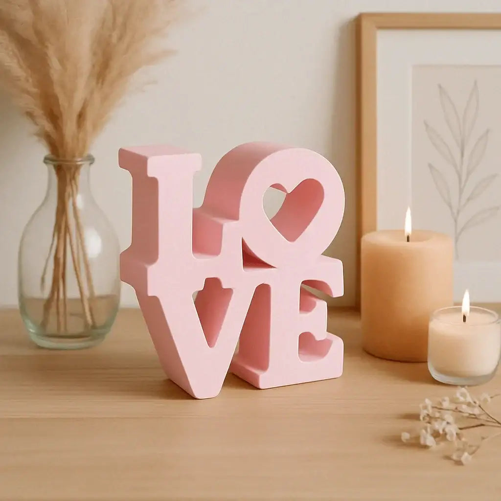 LOVE Schriftzug – Handgefertigte Deko in Wunschfarbe - Garten-On.de