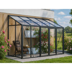 Gewächshaus LeanTo Series 160×385 cm, Seitenwände und Dach Glass