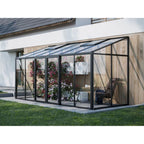 Gewächshaus LeanTo Series 160×385 cm, Seitenwände und Dach Glass