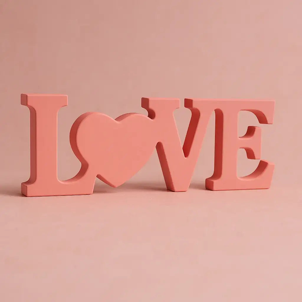LOVE Schriftzug – Handgefertigte Deko in Wunschfarbe - Garten-On.de