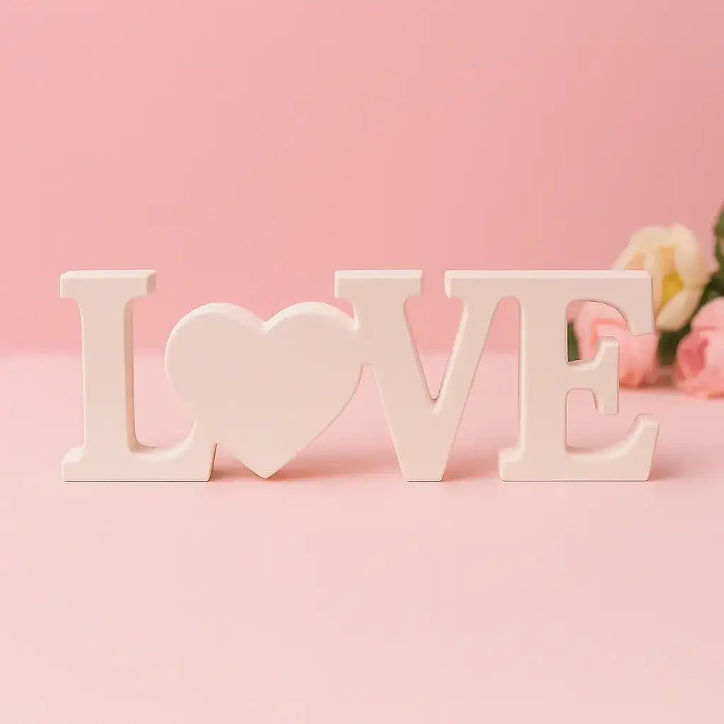 LOVE Schriftzug – Handgefertigte Deko in Wunschfarbe - Garten-On.de