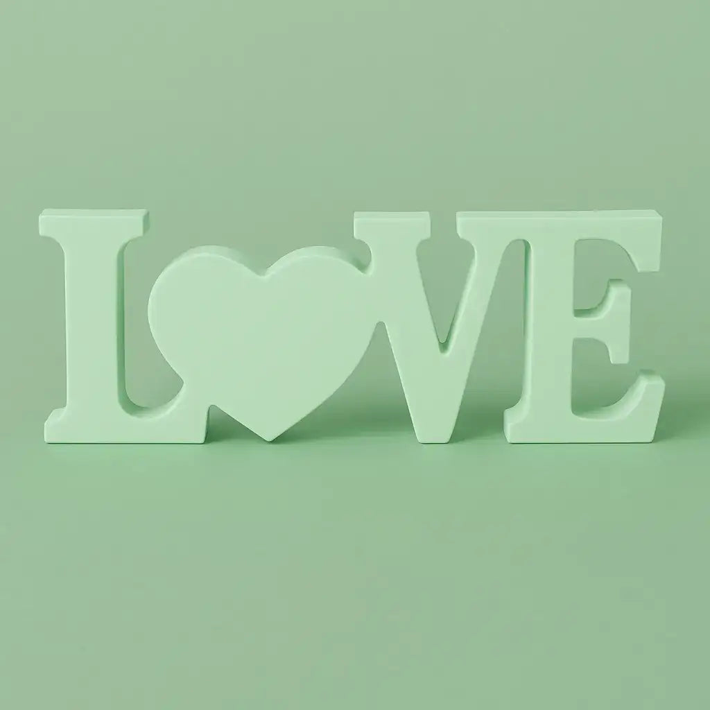 LOVE Schriftzug – Handgefertigte Deko in Wunschfarbe - Garten-On.de