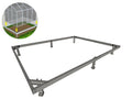 Metallfundament 3x4m für Gewächshaus aus Stahl
