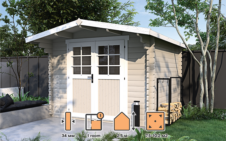 Aufbewahrunghaus aus Holz