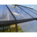 Gewächshaus Florence PRO Series 250×433 cm, Seitenwände Glass, Dach Hohlkammerplatten