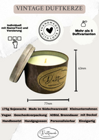 Sternzeichen Steinbock Duftkerze - Handgemachte Sojawachs-Kerze - Personalisiertes Astrologie-Geschenk - Garten-On.de