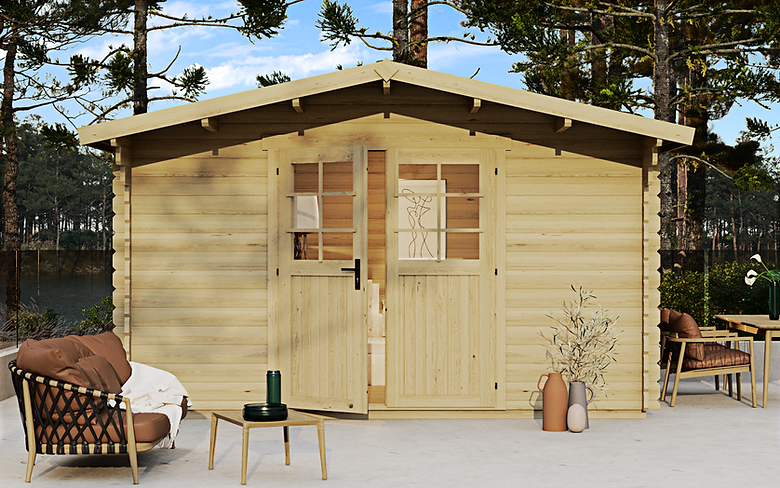 Gartenhäuschen dicke Waende