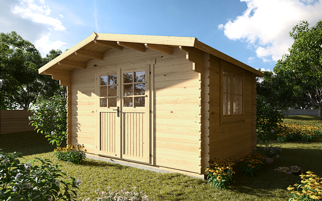 Geraetehaus dicke Waende