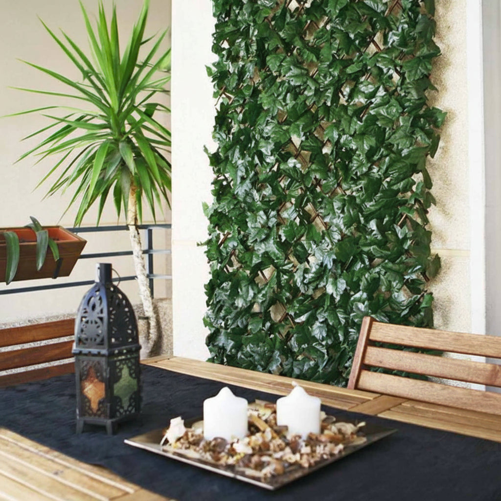 Rankhecke-Weide - 1x2 m - mit Lauboption - Garten-On.de