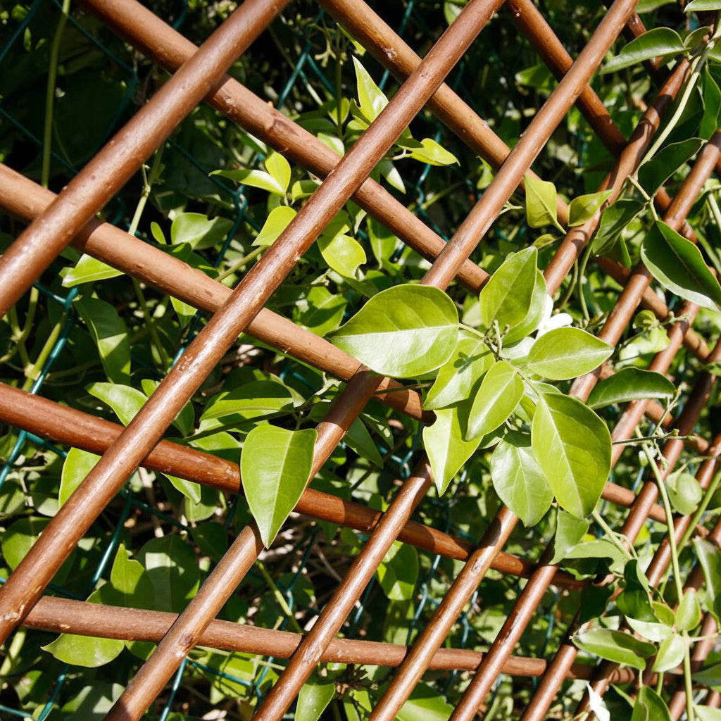 Rankhecke-Weide - 1x2 m - mit Lauboption - Garten-On.de