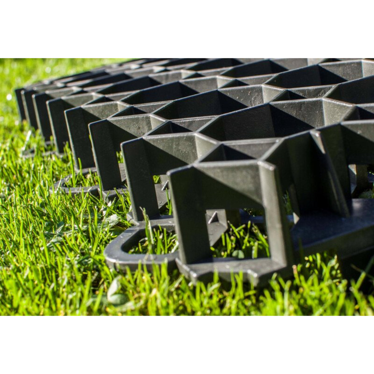 Rasengitter Stecksystem Schwarz 49x49 cm  1