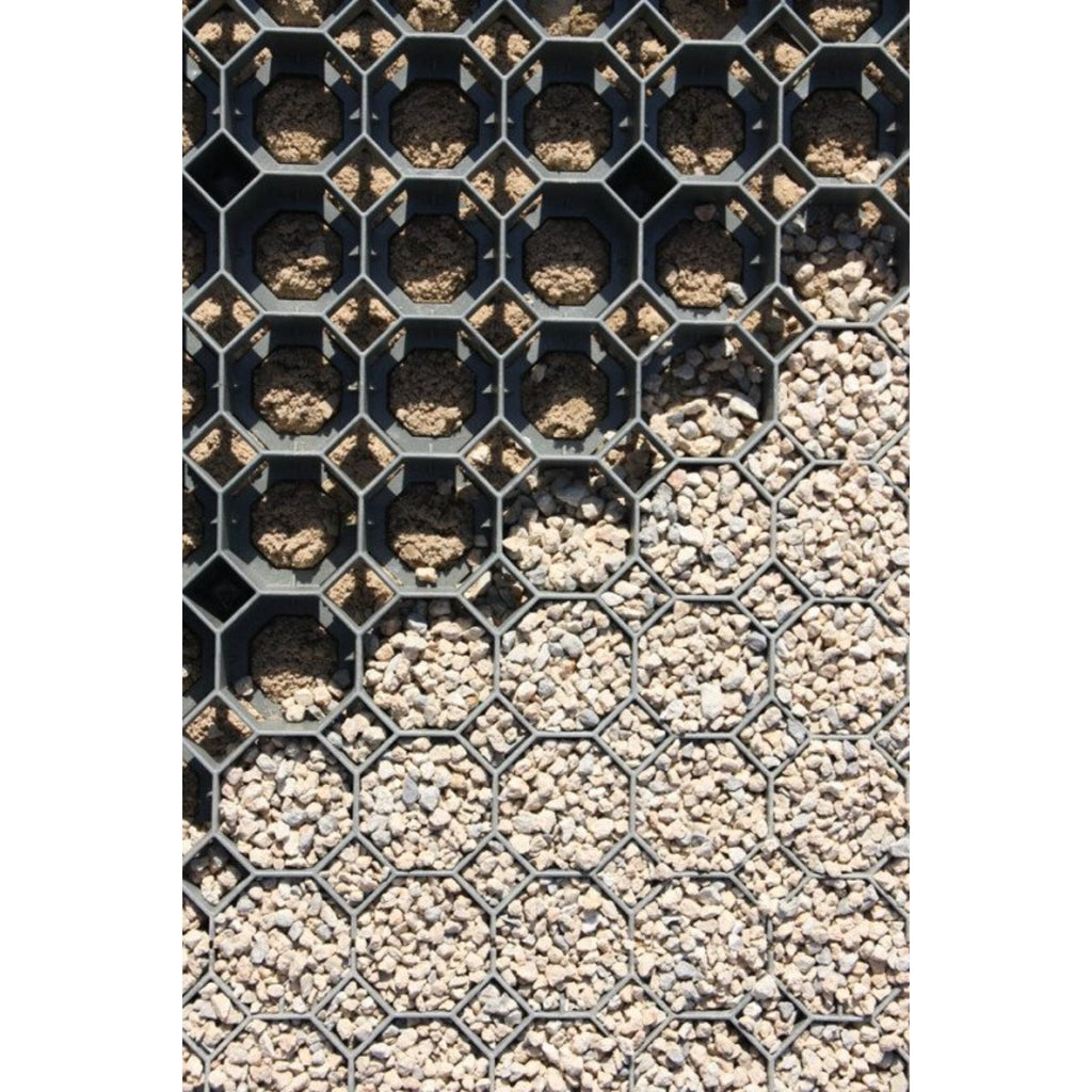 Rasengitter Stecksystem Schwarz 49x49 cm  1