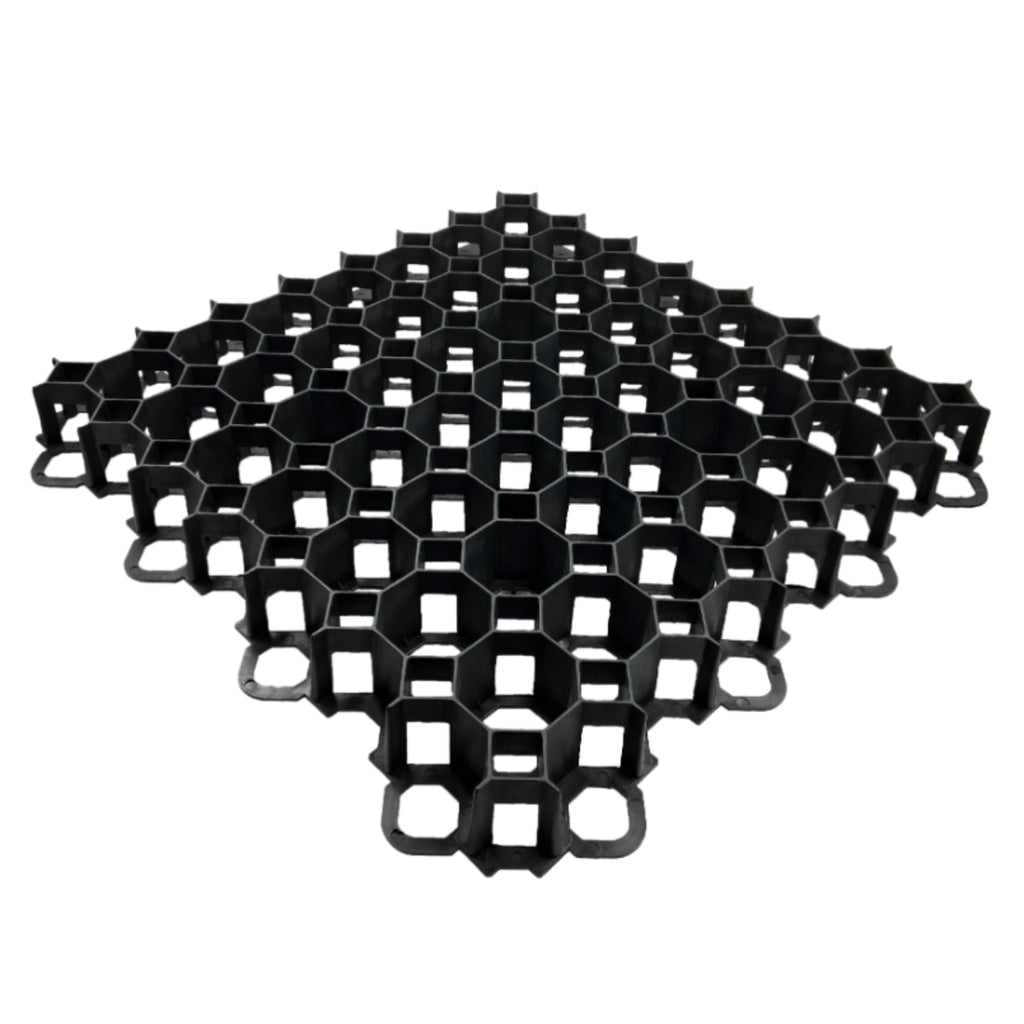 Rasengitter Stecksystem Schwarz 49x49 cm  1