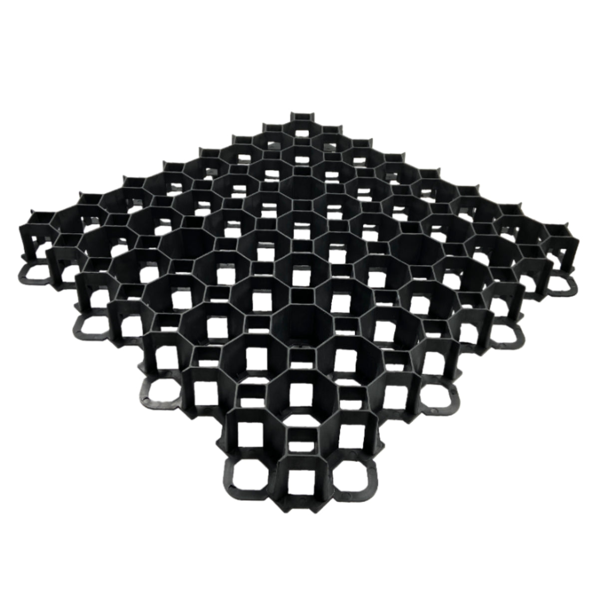 Rasengitter Stecksystem Schwarz 49x49 cm  1