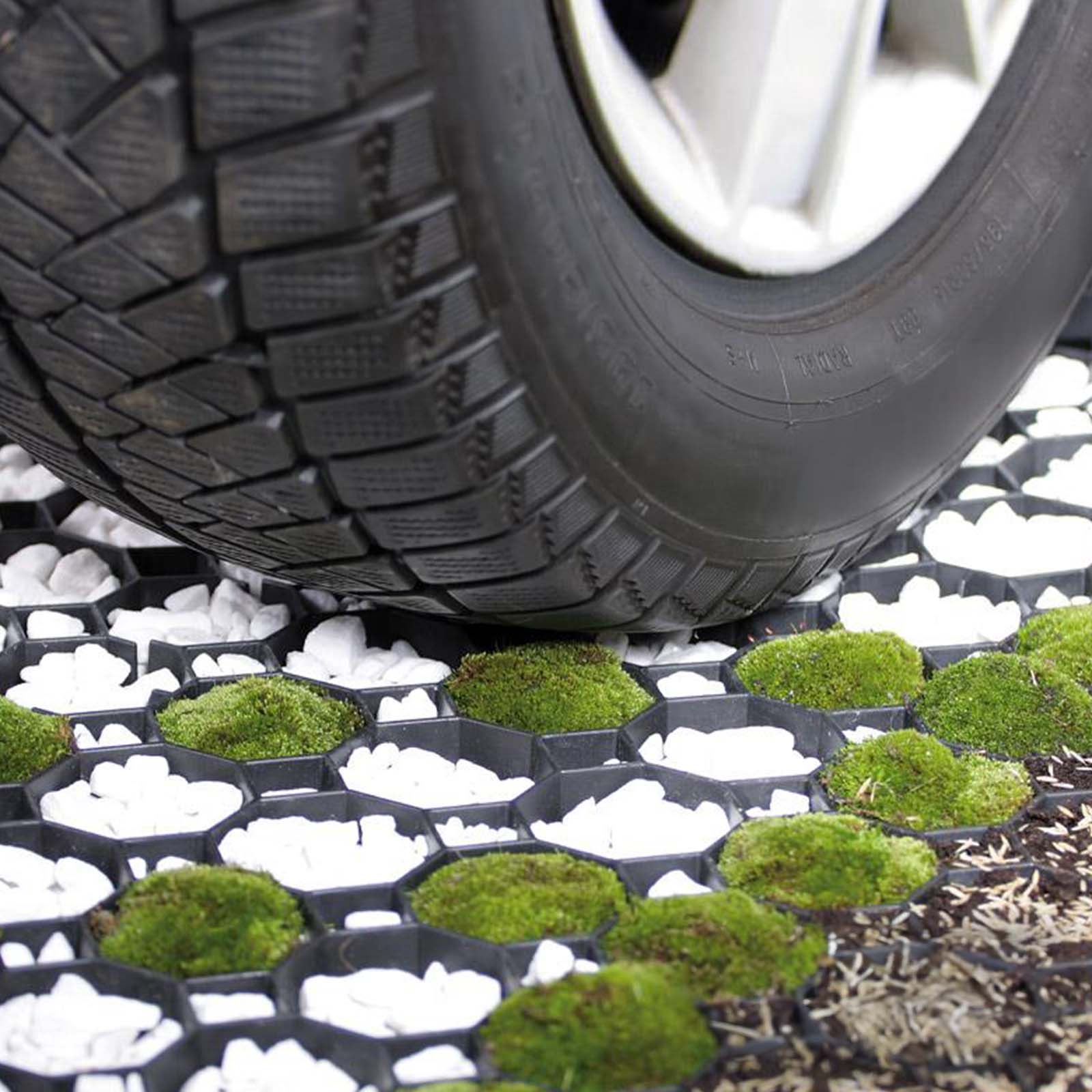 Rasengitter Stecksystem - 50 x 50 x 4 cm - Garten-On.de