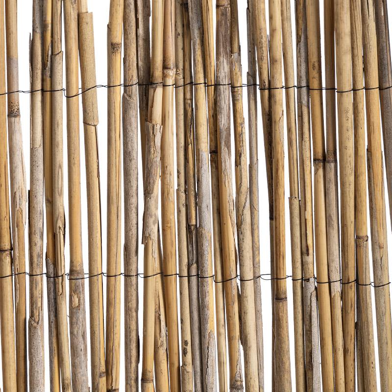 Schilfrohrmatte CANNES - Nylon - Natur - Verschiedene Größen - Garten-On.de