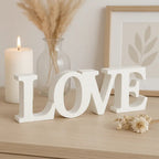 LOVE Schriftzug – Handgefertigte Deko in Wunschfarbe - Garten-On.de