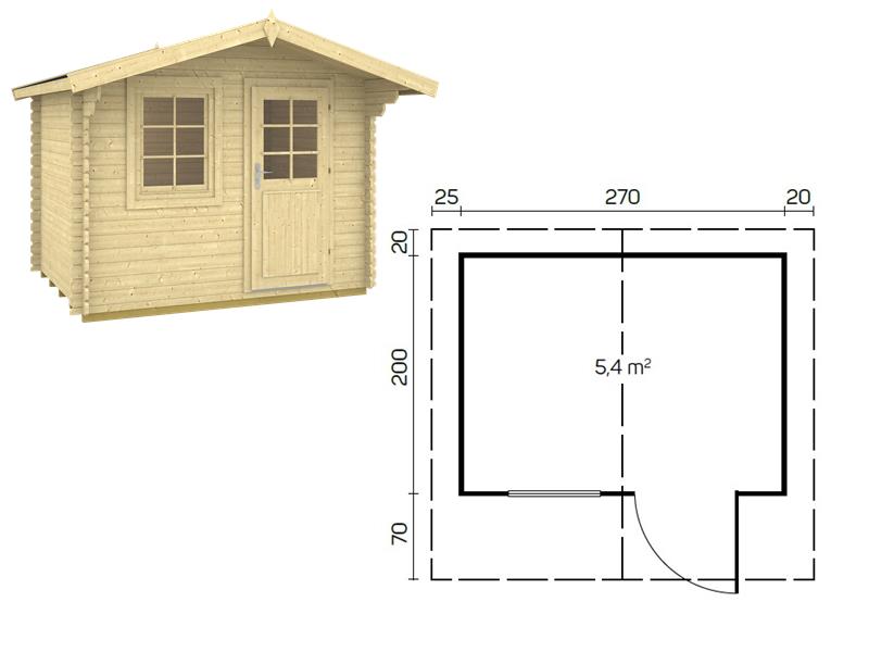 Lagerhütte Baumarkt